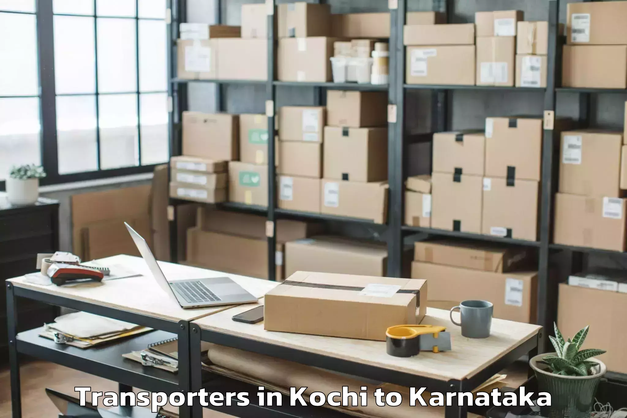 Top Kochi to Karempudi Transporters Available